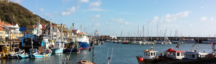 Image of the fishing port of Scarborough